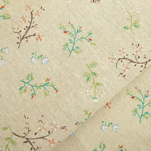 Linen fabric floral - linen,