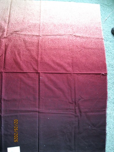 Variagated dark burgundy to - variagated,