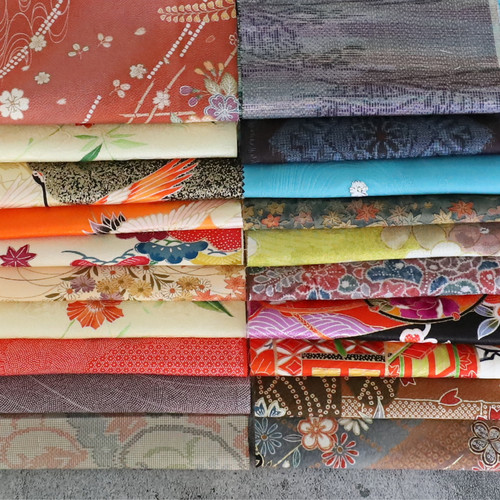 Japanese fabric scrap set 100 - japanese,