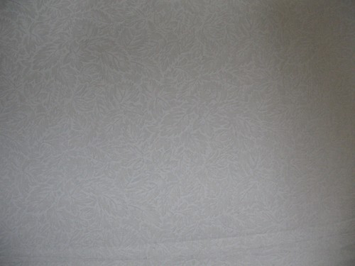 White cream leaf pattern - white,