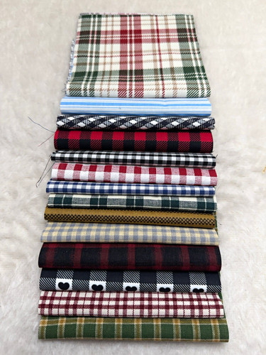 Fabric x10 plaid - fabric, 5”