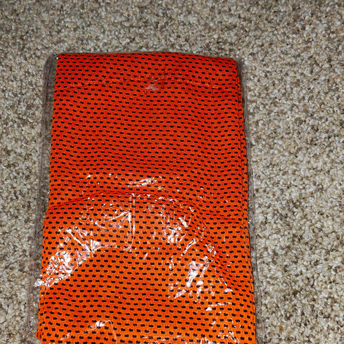 Orange black polka dot - &,
