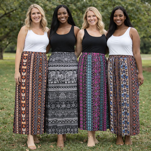 Jersey knit fabric bohemian - knit,
