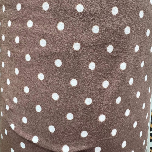 Brown polka dot - brown, jersey