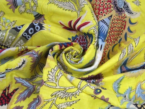 Yard multi hand printed 100 - yard,