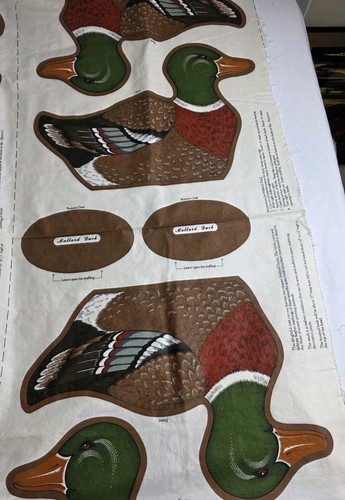 Vtg screen print mallard duck - vtg,